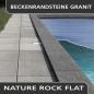 Preview: Beckenrandsteine Granit Rechteckpool 800x400cm