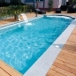 Mobile Preview: Bahama Pool Rome L | 670x280x154 cm