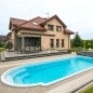 Mobile Preview: Bahama Pool Rome L | 670x280x154 cm