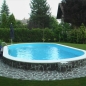 Preview: Stahlwand-Ovalpool Korfu 1100x600x150 cm Preview: Stahlwand-Ovalpool Korfu 1100x600x150 cm