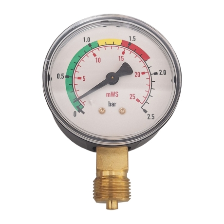 Manometer 60x3/8" für Filteranlagen