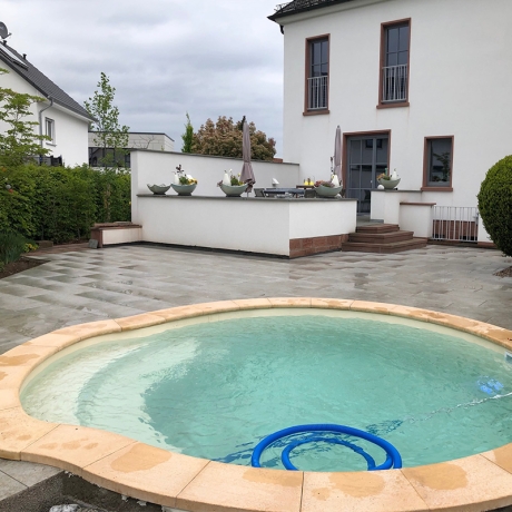 Preview: Alliance Piscines Nacre | 410x380x120 cm