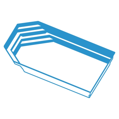 Preview: Alliance Piscines Tanzanite 8 | 800x406x145 cm