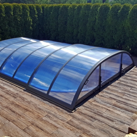 Preview: Überdachung Azure Flat 855x425x90 cm