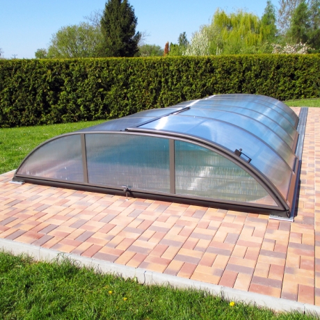 Preview: Überdachung Azure Flat 855x425x90 cm