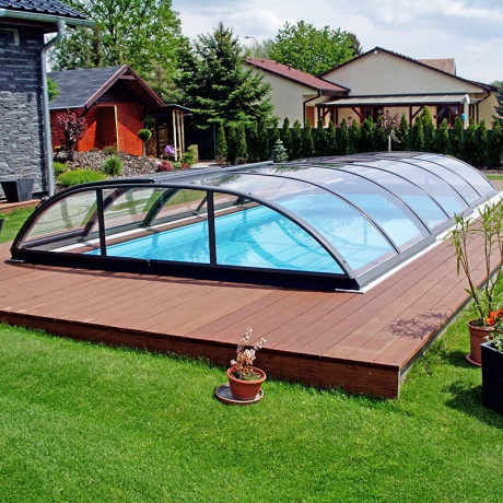 Preview: Überdachung Azure Flat Compact 762x350x80 cm