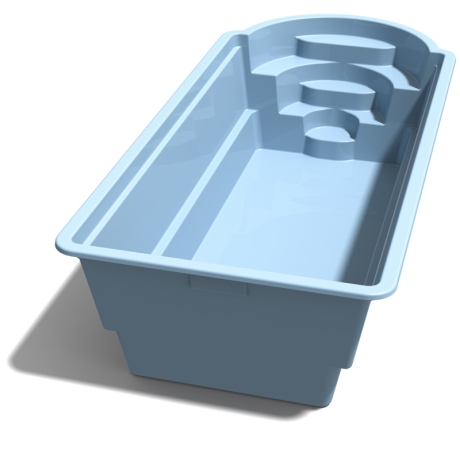 Preview: Bahama Pool Rome L | 670x280x154 cm