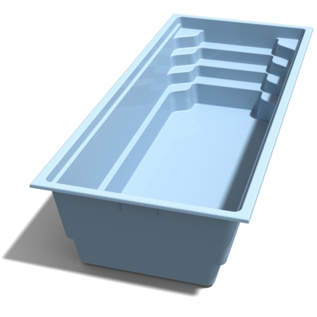 Preview: Bahama Pool Twin Lounge L | 720x280x149 cm