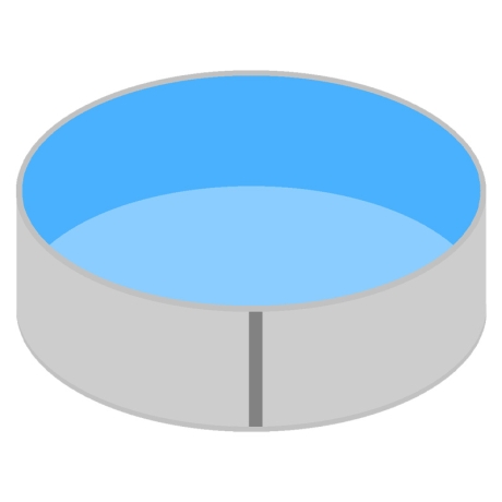 Preview: Stahlwand-Rundpool Ibiza Ø 1000x120 cm