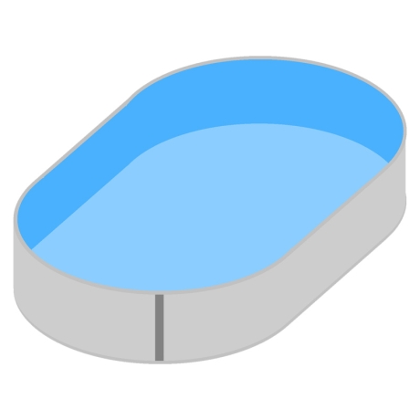 Preview: Stahlwand-Ovalpool Korfu 800x400x120 cm